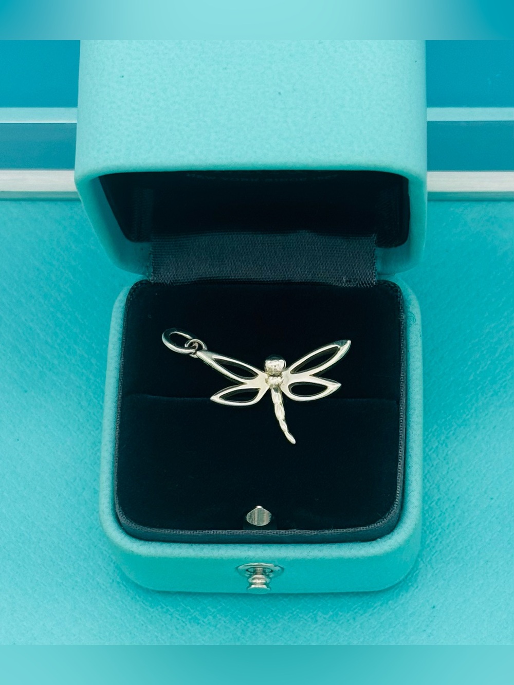Tiffany & Co Vintage Dragonfly Charm or Pendant in Sterling Silver Retired